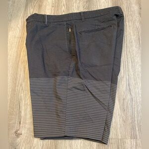 Nike Shorts Mens 32 Gray Flex Hybrid Dri Fit Golf Performance Casual Preppy Logo